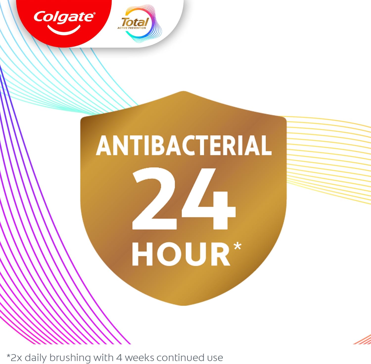 Colgate Total Whitening Fluoride Toothpaste, Mint, Pack of 2, 5.1 oz - view 6